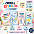 Cumple Resuelto|Guía Digital + 3 Bonos para Organizar Cumpleaños Infantiles